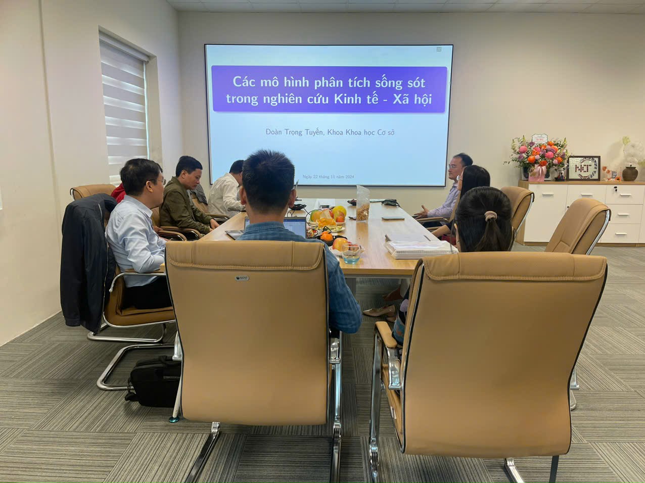 [Seminar] SINH HOẠT KHOA HỌC: “CÁC MÔ HÌNH PHÂN TÍCH SỐNG SÓT TRONG NGHIÊN CỨU KINH TẾ – XÃ HỘI”