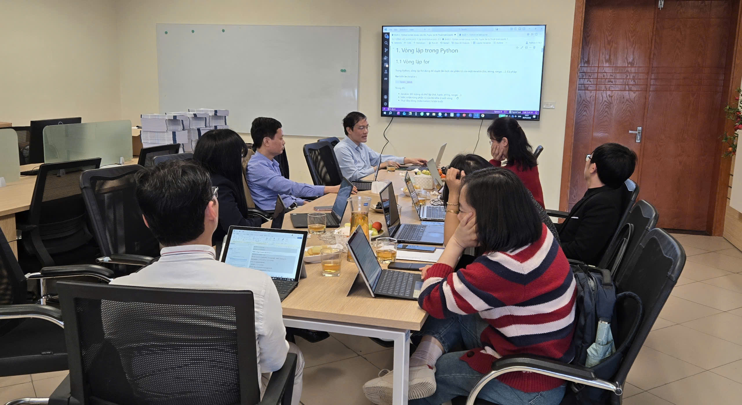 Sinh hoạt chuyên môn: Ứng dụng Python trong giảng dạy các môn Toán – Buổi 2